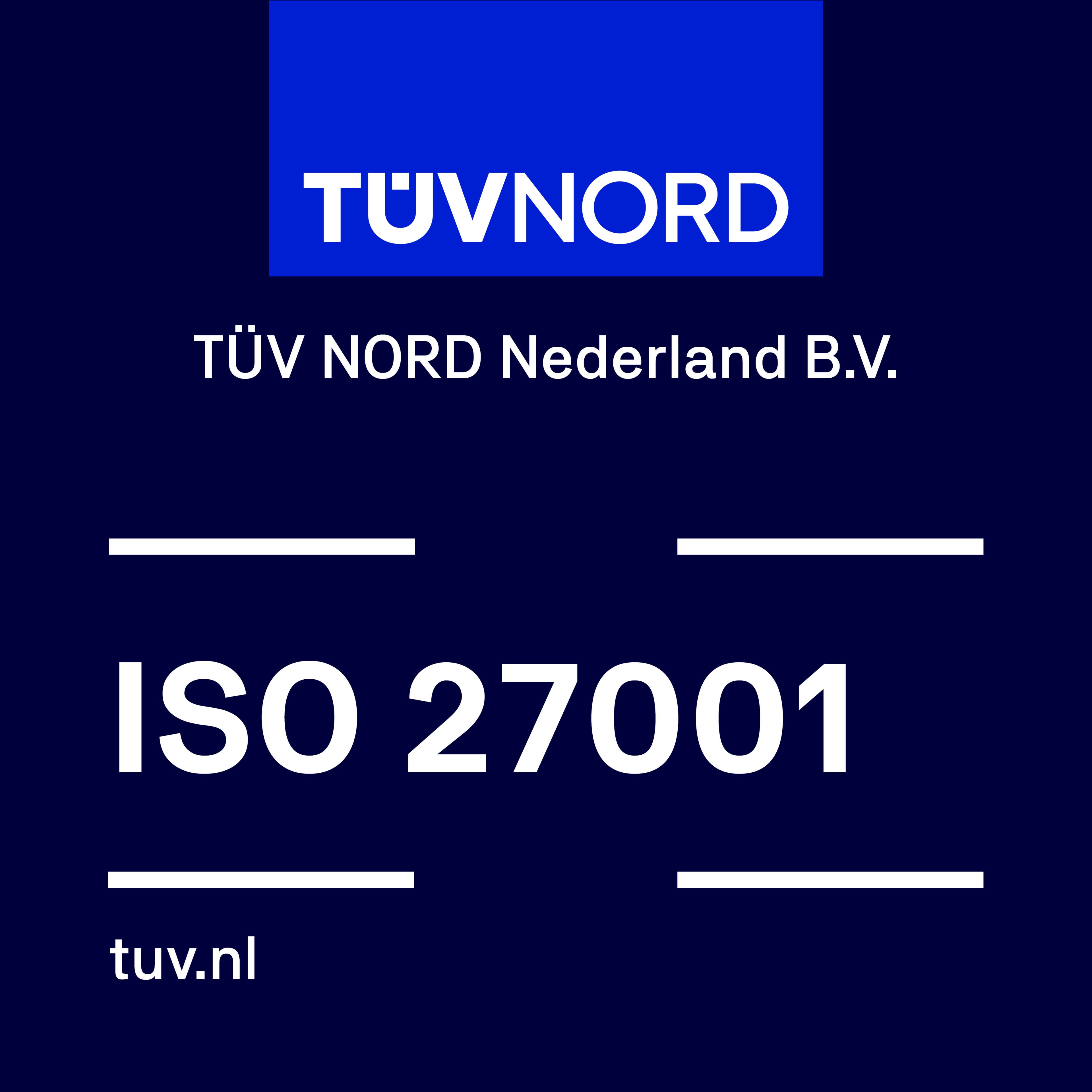 ISO 27001 certified